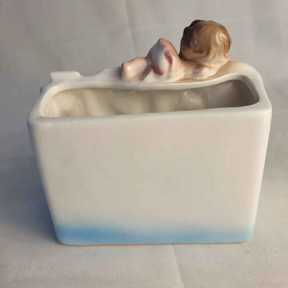 Vintage Baby Girl Planter Napcoware Ceramics